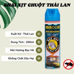 [Review] Xịt đuổi chuột Thái Lan - Có an toàn không & mua ở đâu chính hãng?