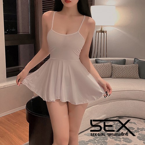 Đầm Ngủ 2 Dây Sexy Chất Thun Su Co Dãn H9081