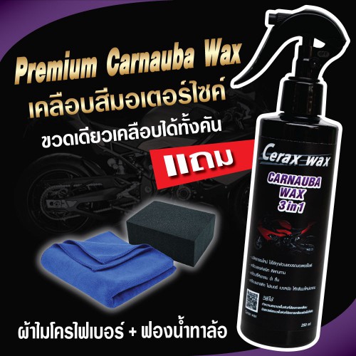 Dung Dịch Vệ Sinh, Đánh Bóng Xe Máy, Ô Tô Carnauba Wax 3in1