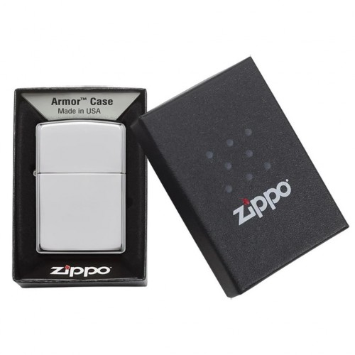 Bật Lửa Zippo Màu Bạc Model 167