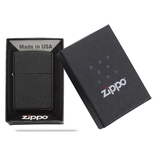 Bật Lửa Zippo Đen Nhám Model 236