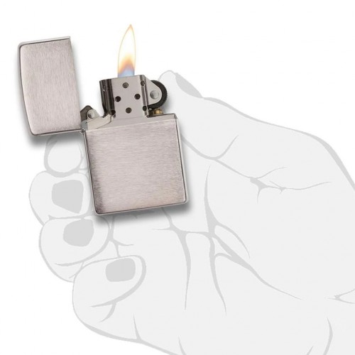 Bật Lửa Zippo Màu Bạc Model 200