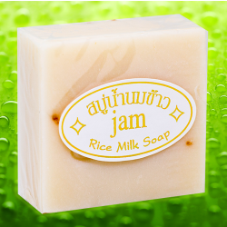 Review Xà Phòng Cám Gạo Thái Lan Jam Rice Milk Soap Whitening Herbal Soap