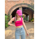 Áo crop top cổ vuông hàng Thái Lan xách tay