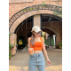 Áo crop top cổ vuông hàng Thái Lan xách tay