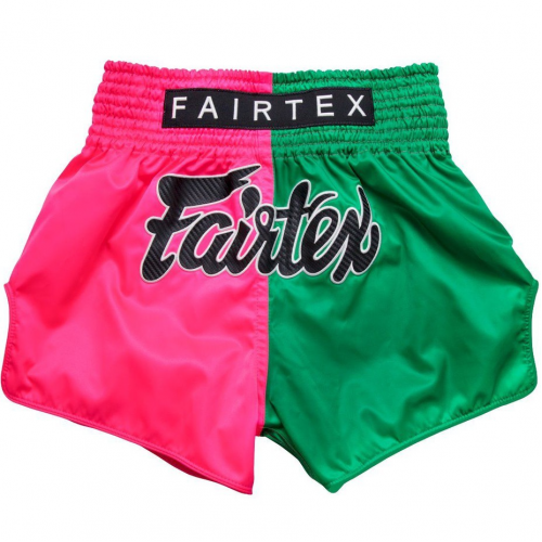 Quần short Muay BS1911 Hồng, Xanh Fairtex Polyester Jersey MTT29, order từ Thái Lan