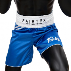 Quần tập đấm bốc Fairtex BT2009 Xanh cổ điển vải satin, order chính hãng Thái Lan  