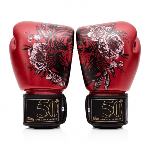 Găng tay đấm bốc mẫu BGV Premium Fairtex Golden Jubilee sản xuất tại Thái Lan