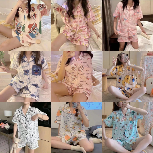 Đồ ngủ cotton mẫu mới,  ngắn tay, hàng order từ Thái Lan