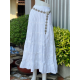 Chân váy xòe 6 tầng chất cotton salu, free size made in Thái Lan