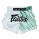 Mẫu quần short đấm bốc BS1923 Fairtex màu trắng hàng order từ Thái Lan
