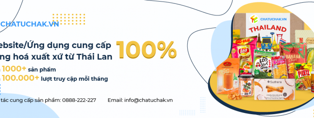 App Chatuchak: App mua sắm 100% sản phẩm xuất xứ từ Thái Lan