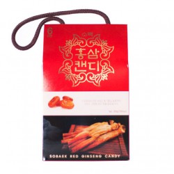 Kẹo Hồng Sâm Sobeak Hộp Giấy Hàn Quốc 200g - Cải thiện chứng còi xương và suy dinh dưỡng