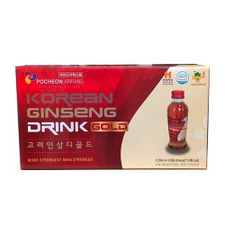 Lốc 10 Chai Nước Sâm Có Củ Pocheon Hàn Quốc [10x120ml] - Thức uống tốt lành cho sức khỏe những người ta quan tâm