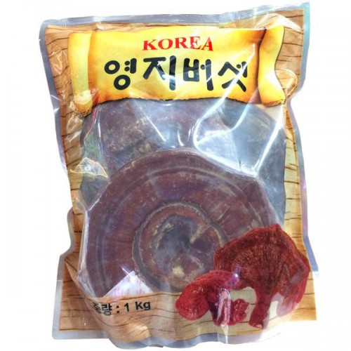 Nấm Linh Chi Đỏ Nâu Hàn Quốc túi 1kg điều hòa hoạt động của hệ hô hấp và tim mạch