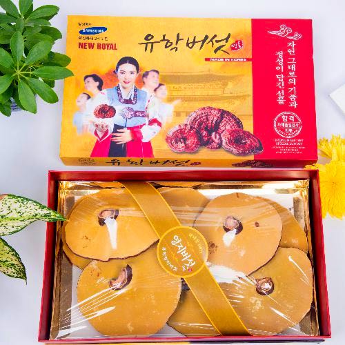 Nấm Linh Chi 3 Cô Gái New Royal Hàn Quốc hộp 1kg hỗ trợ giải độc tố trong cơ thể