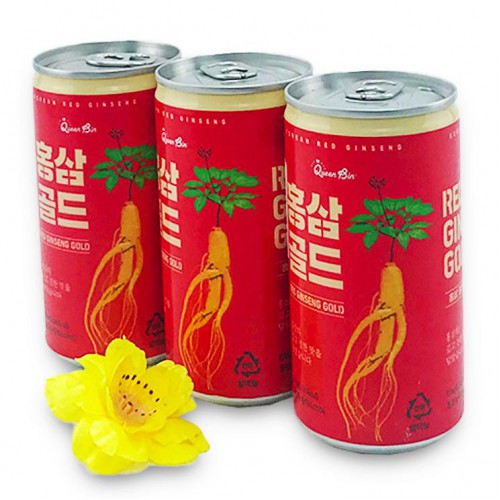 Thùng 30 Lon Nước Sâm Queen Bin 175lm Hàn Quốc thức uống giải nhiệt thanh lọc cơ thể