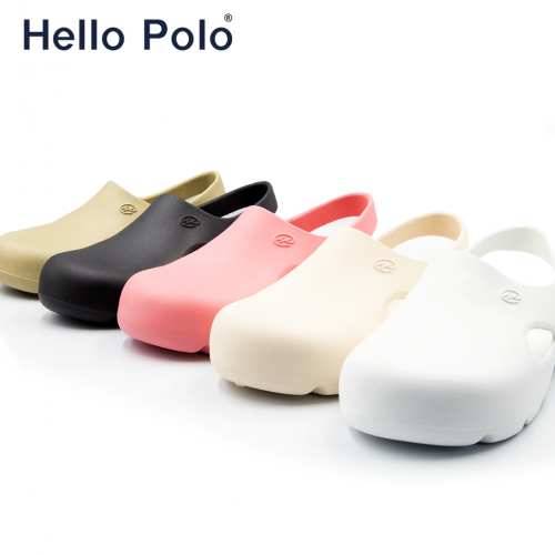 Hello Polo sandal nữ mũi tròn đế dày thời trang mùa hè HP8008W