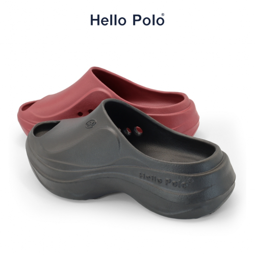 Giày sandal nữ Hello Polo hp8020 mũi to hở mũi đế dày, chống thấm nước