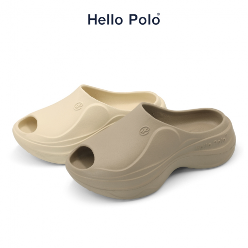 Giày sandal nữ Hello Polo hp8020 mũi to hở mũi đế dày, chống thấm nước