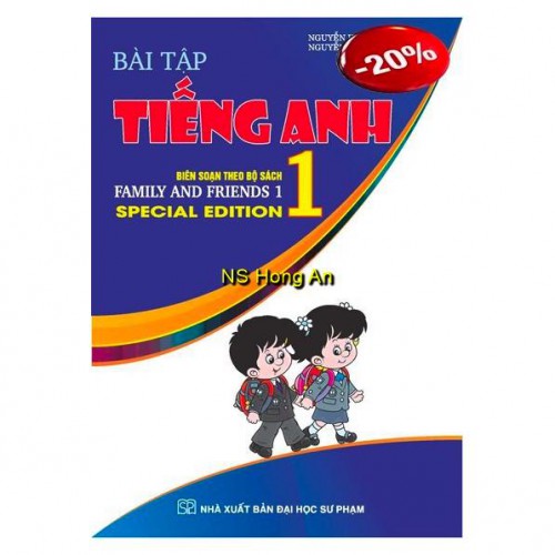 Sách: Bài tập Tiếng Anh lớp 1 (Biên soạn theo bộ sách Family And Friend 1)