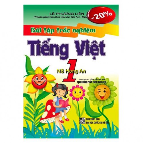 Sách: Bài tập trắc nghiệm tiếng Việt lớp 1 (Định hướng phát triển năng lực)