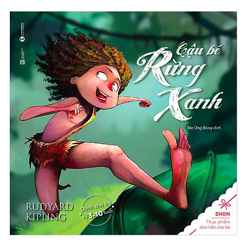 Sách - Ehon - Cậu bé rừng xanh - The Jungle Book - Sự kết hợp hoàn hảo giữa việc học và giải trí cho trẻ
