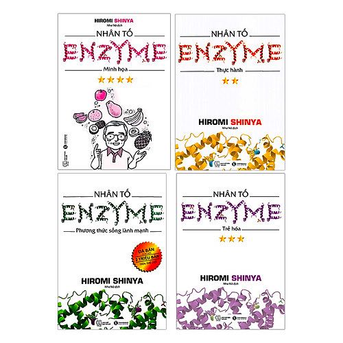 Bộ Sách - Bộ Nhân Tố Enzyme + Tặng Tedbook - Nghe Theo Cái Bụng + Tặng Postcard bốn mùa