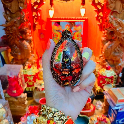 Thần Hộ Mệnh Độ Tiền Tài Công Việc Prangang Amulet Ngâm Dầu Thái Lan
