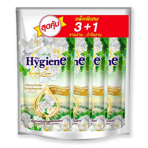 [Mua 3 Tặng 1] Nước Xả Vải Đậm Đặc Hygiene Hương Hoa Mộc Lan 1150ml Thái Lan