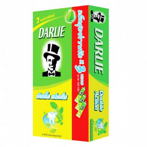em đánh răng Darlie Toothpaste Double Action 160g x 3