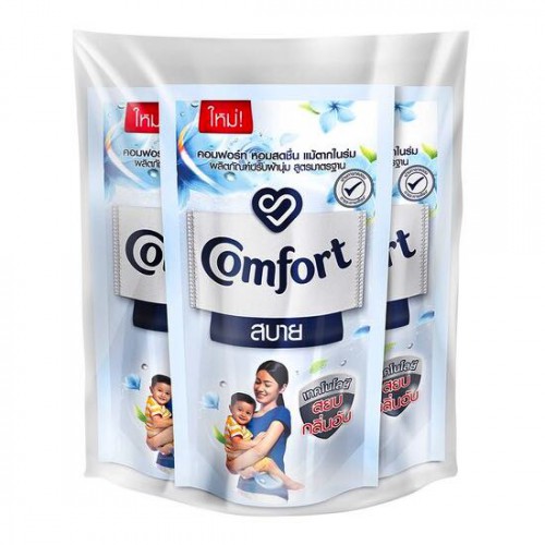 Combo 3 Nước Xả Vải Comfort Trắng 580ml Thái Lan