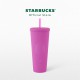 Ly Nhựa Giữ Nhiệt Starbuck Purple Soft-Touch Bling Cold 710ml Màu Hồng Thái Lan Chính Hãng