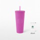 Ly Nhựa Giữ Nhiệt Starbuck Purple Soft-Touch Bling Cold 710ml Màu Hồng Thái Lan Chính Hãng