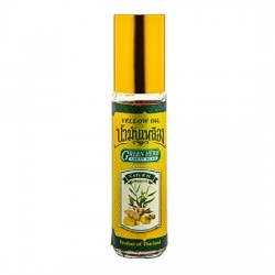 Dầu Lăn Gừng Yellow Oil Green Herb 8cc Thái Lan