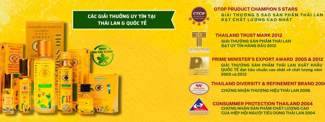 Review đánh giá dầu Thập Tự Vàng, dầu Thái Lan cao cấp