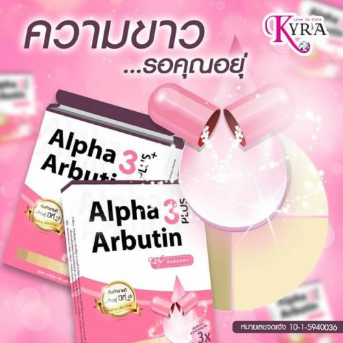 Viên Trộn Kích Trắng Da Alpha Arbutin 3 Plus Thái Lan [10 viên]