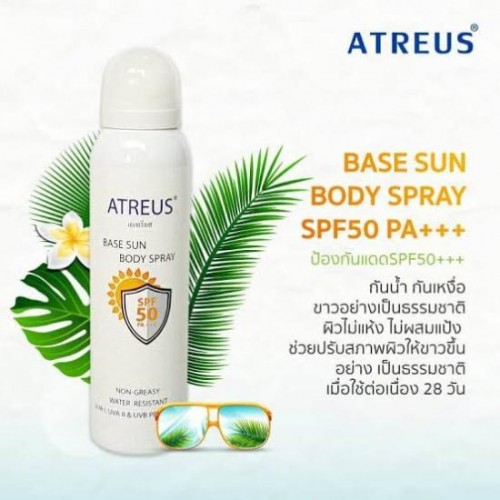 Xịt Chống Nắng Atreus Sun Body Spray 150ml Thái Lan