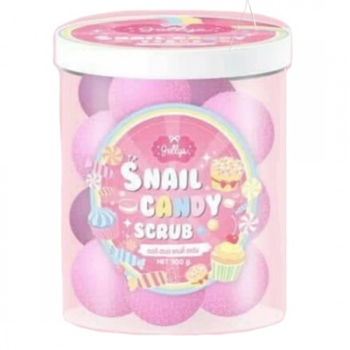 Viên Tẩy Tế Bào Chết Jellys Snail Candy Scrub Thái Lan [16 Viên]