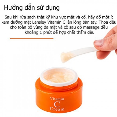 Kem Trắng Da Mặt Và Cổ Lansley Vitamin C 30ml Thái Lan