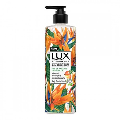 Sữa Tắm Lux Botanicals Skin Rebalance Hương Hoa Thiên Điểu 450ml Thái Lan