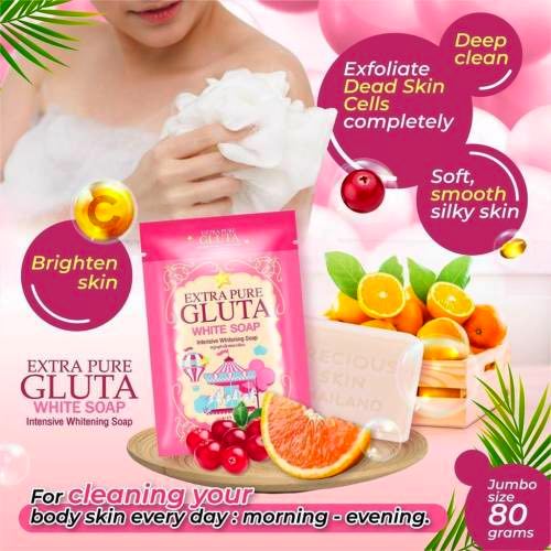 Xà Phòng Tắm Trắng Da CTC56 Extra Pure Gluta Thái Lan [80g]