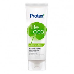 Sửa Rửa Mặt Rau Má Sạch Mụn Protex Life Cica Acne Clear 100g Thái Lan