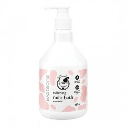 Sữa Tắm Bò Watsons Softening Milk Bath 450ml Thái Lan [Hồng]