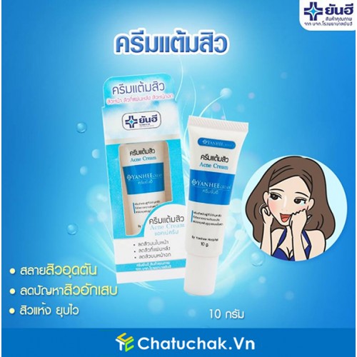 Kem Trị Mụn Yanhee Acne Cream 10g Thái Lan [Nhập Khẩu Chính Hãng]