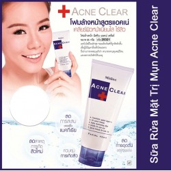 Sữa rửa mặt trị mụn Mistine Acne Clear Facial Foam
