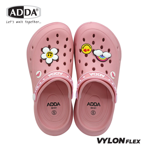 Dép ADDA Vylon Flex, giày lười nữ, mẫu slip-on 58101W1 size 4 đến 6