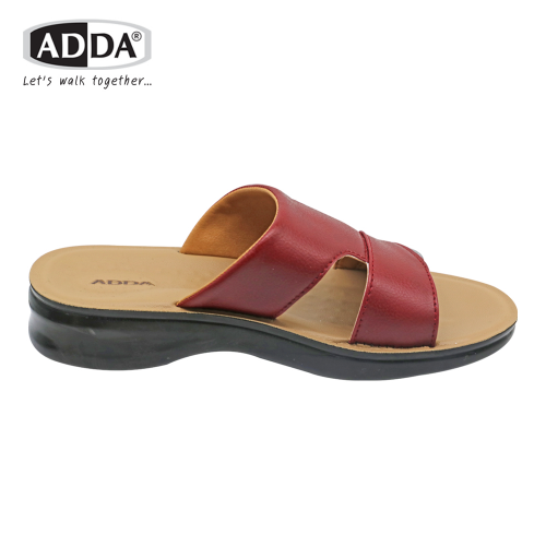 Dép quai ngang thông thường ADDA PU mẫu 74812W1 size 35 đến 40