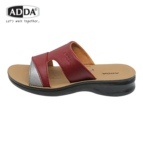 Dép quai ngang thông thường ADDA PU mẫu 74812W1 size 35 đến 40