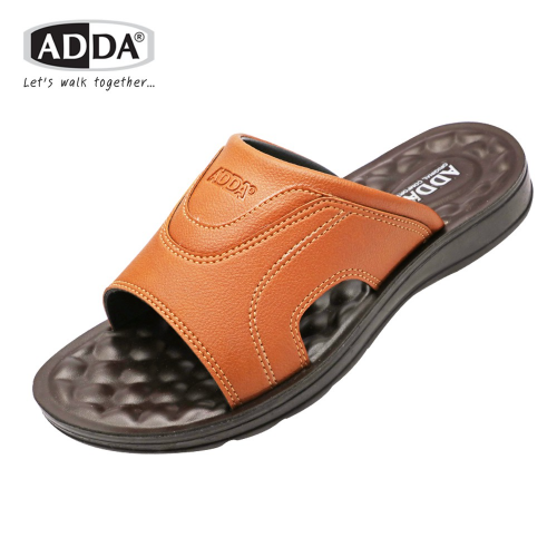 Dép quai ngang ADDA PU cho nam mẫu 73801 size 39 đến 45